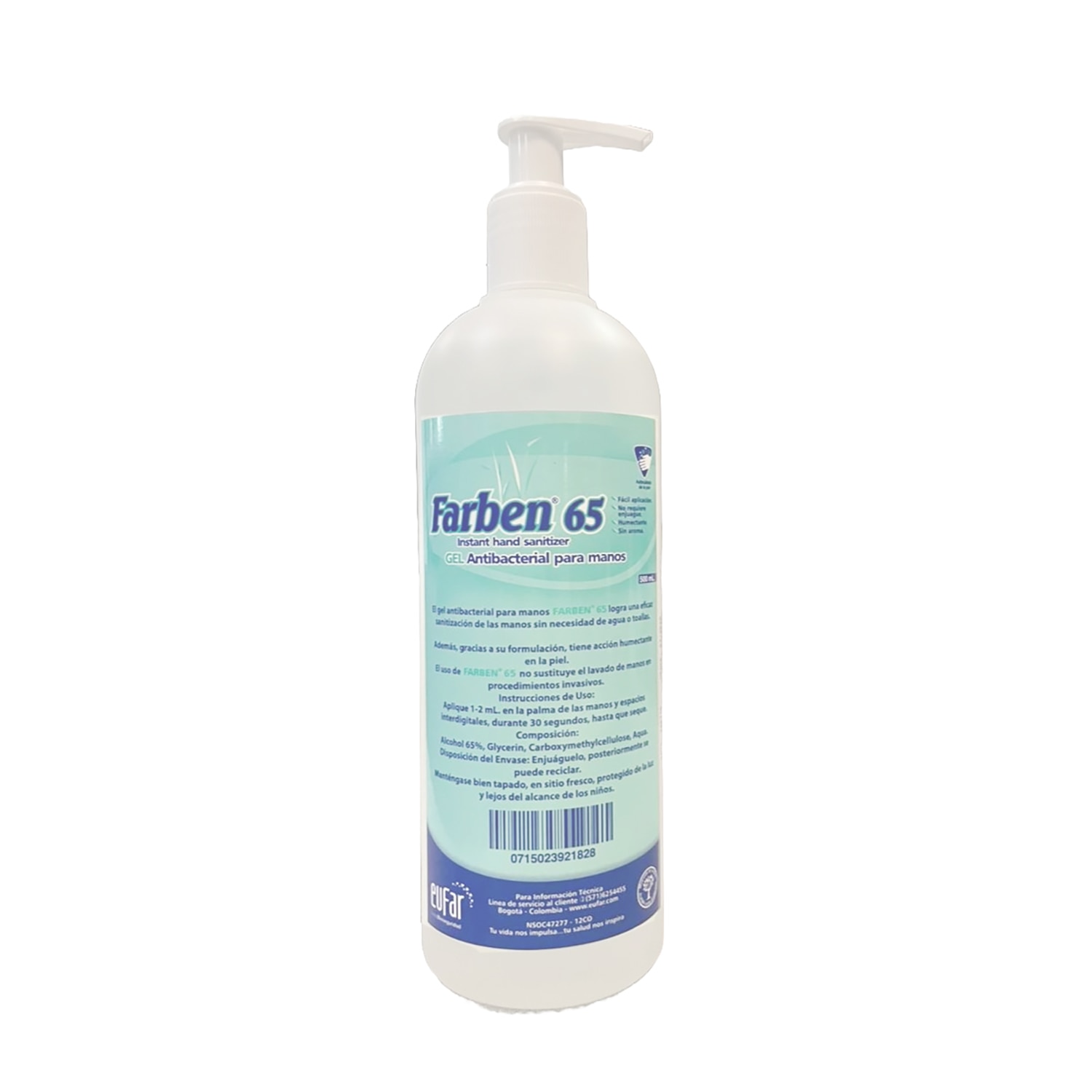 Farben-500mL-gel-antibacterial-manos-protege-la-piel-biodegradable